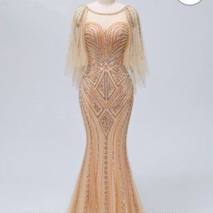 Gold 1920's gown